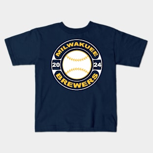 Brewers Baseball 24 Kids T-Shirt